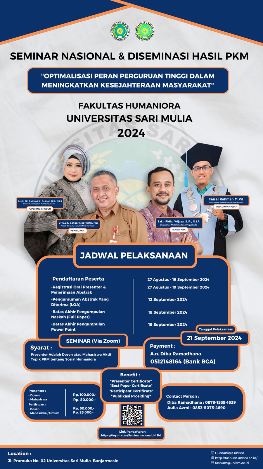 Fakultas Humaniora Universitas Sari Mulia Gelar Seminar Nasional