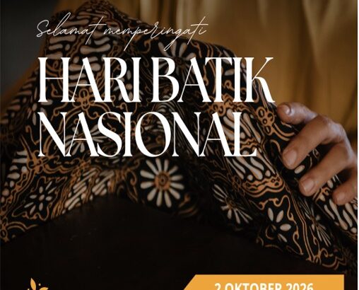 Ucapan Selamat hari batik Nasional 2026